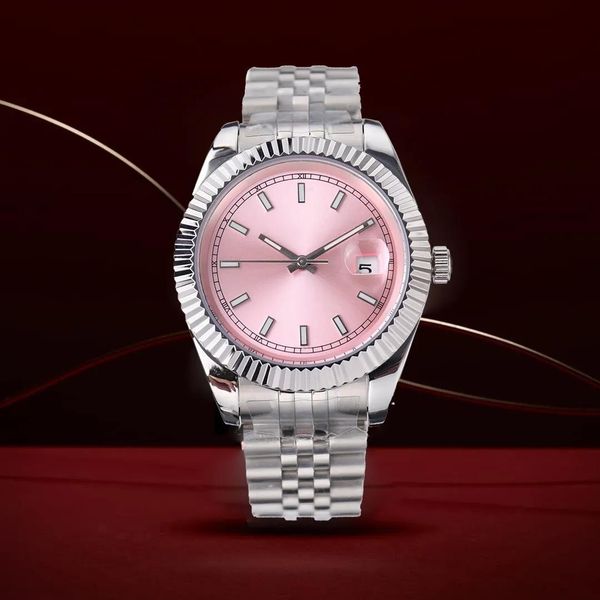 

wrist watch designer automatic watches sapphire 31 36 41mm mechanical stainless steel luminous lovers montre fakes movement endura, Slivery;golden