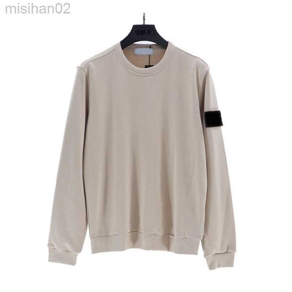 

men's hoodies sweatshirts khaki blue black round neck stone hoodies sweatshirts for men women spring autumn cotton loose casual sleeve