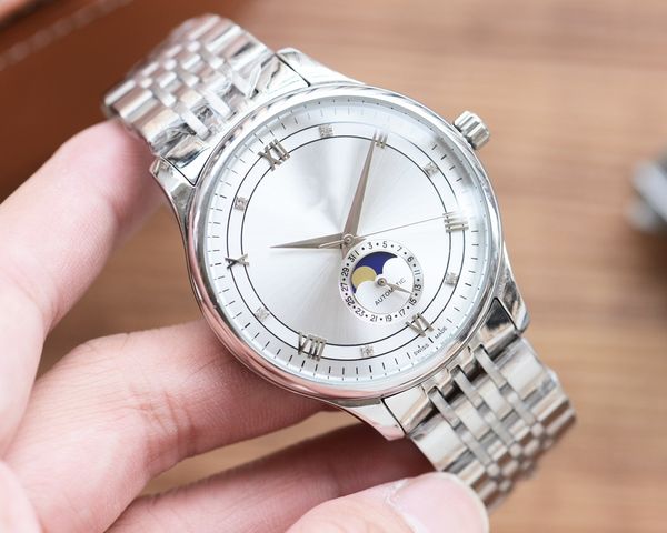 

aaaa quality automatic mechanical mens watch hollowed out leather designer watches steel large dial 41mm luminous men and women tag heuer wa, Slivery;golden