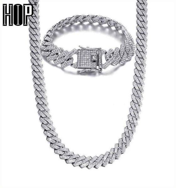 

hip hop cuba men039s and women039s channel aaa 135mm 2 rows of pebbles zircon ice water drill jewelry q061754254111181500, Silver