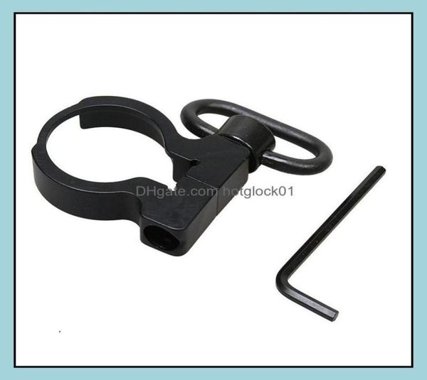 

scopes tactical qd quick release detach sling swivel buffer tube mount adapter 30mm rail drop delivery 2022 gear accessories dhfgd1299783