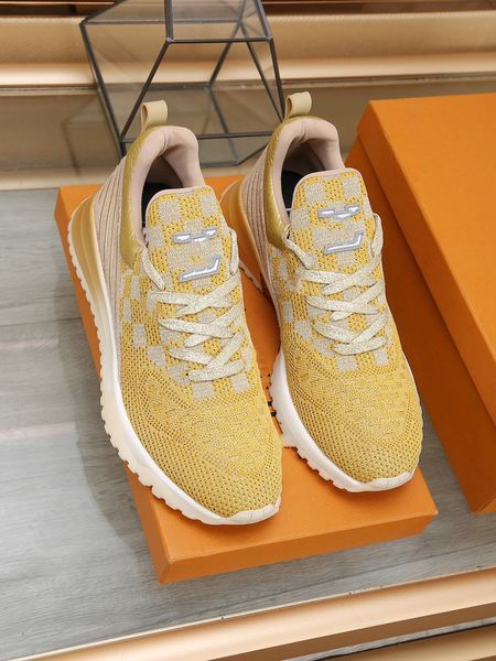 

luxury rivoli casual shoes designer men running shoe chaussures leather sneakers triple black brown letter l platform sports sneaker women s