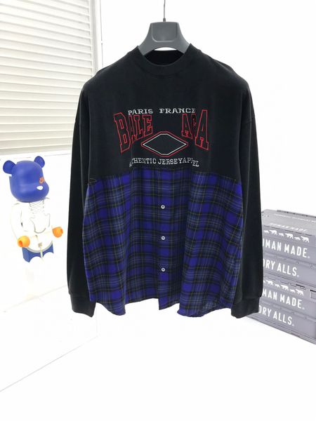 

new aop jacquard letter knitted sweater in autumn / winter 2022acquard knitting machine e custom jnlarged detail crew neck cotton c22rf, Black;brown