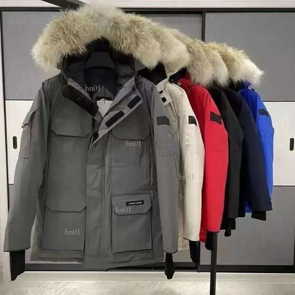

mens jacket women down hooded warm parka men canadian goose jackets letter print clothing outwear warm outdoor sports waterproof, Black