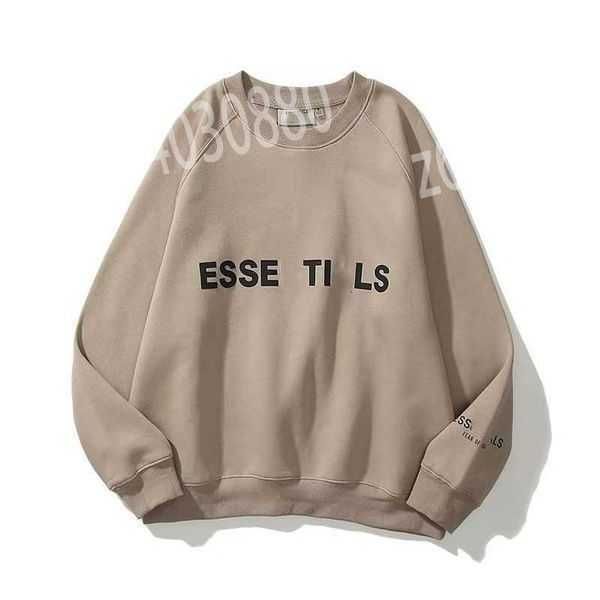 

essentialhoodie designer warm hoodie men's pullover sweatshirt black white gray male and female couple style casual simple printed alph