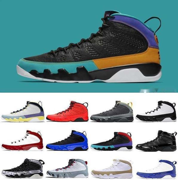 

basketball men sports shoes 9s jumpman bred university gold blue gym chile red unc cool particle grey racer blue statue anthracite sport sne