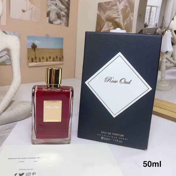 

classical latest designer killian rose oud eau de parfum 50ml perfume spray cologne parfum fragrance for men women fast delivery