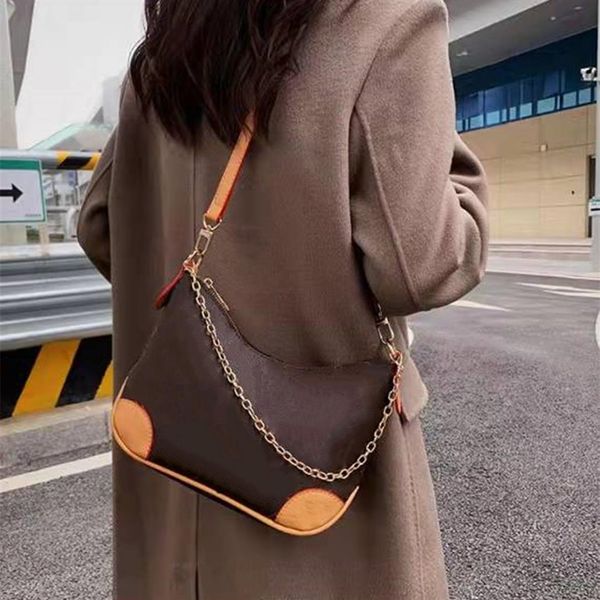 

2022 women hobos crosbody bags designer small shoulder chain bag fashion lady print handbag purse flowers letters floral totes 3 c260d