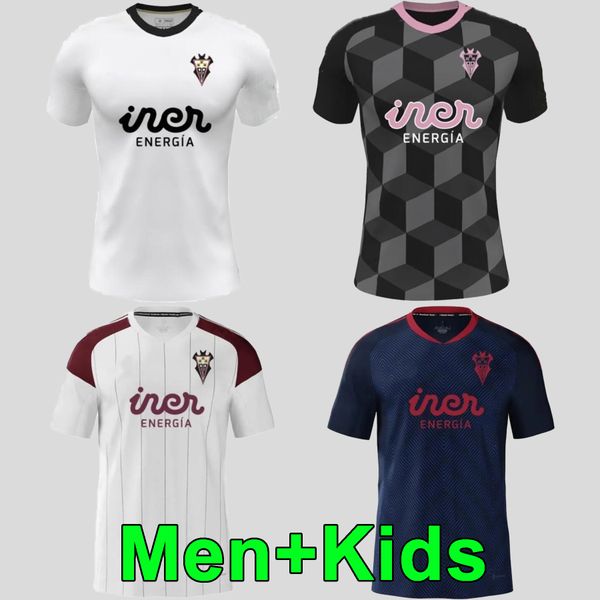 

22 23 24 albacete balompie soccer jersey home away third 2023 2024 manu fuster jonathan dubasin fran alvarez flavien boyomo riki rodriguez f, Black;yellow