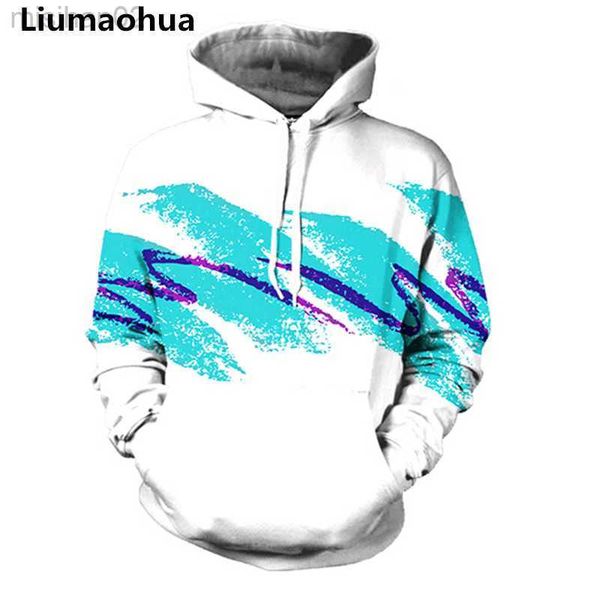 

men's hoodies sweatshirts liumaohua new men women casual hoodies the 90s jazz solo paper cup crewneck sweatshirt fashion clothing 3d ho, Black