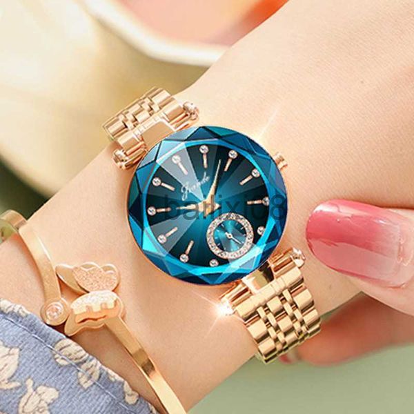 

other watches women watches gold luxury brand diamond quartz ladies wrist watches stainless steel clock female watch relogio feminino 2022 j, Slivery;black