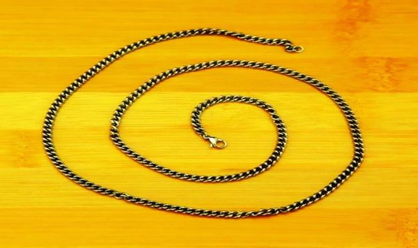 

pure titanium chain necklace 25650mm 35650mm 55mm700mm 8mm 550mm harmless to skin allergy rustproof light7725613