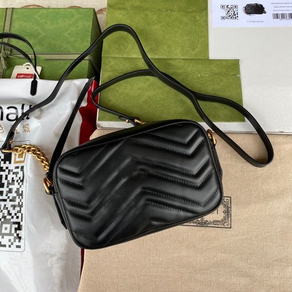 

10a chain crossbody bags classic marmont camera bag soft leather designers cc shoulder bags womens vintage zipper high capacity handbags
