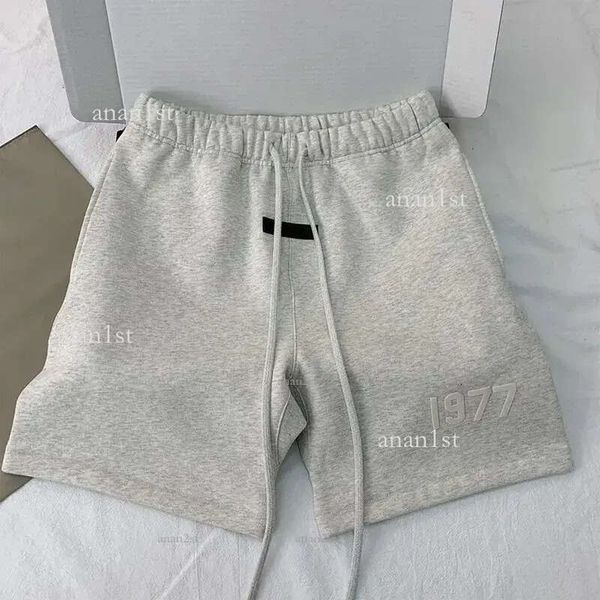 

mens womens designer ess s clothing apparel essen s cotton sports fashion short street style tide knee length essenta, White;black