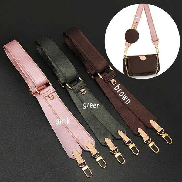 

whole brand designer bag strap for women belt straps fashion shoulder purse for women 70 to 120 cm long shoulder strap228p, Black