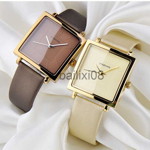 

other watches square women watches leather band quartz watch elegant ladies dress business wristwatches simple waterproof reloj mujer j23072, Slivery;black