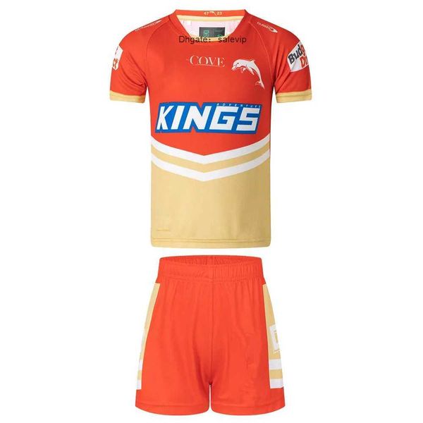 

2023 dolphins home jersey youth kids kit rugby jersey shorts size 16-18-20-22-24-26vs6o, White;black