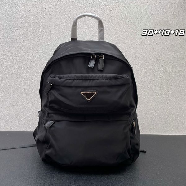 

designer backpack nylon leather super large capacity luxury backpack fashion all-match schoolbag men's lapbag travel bag