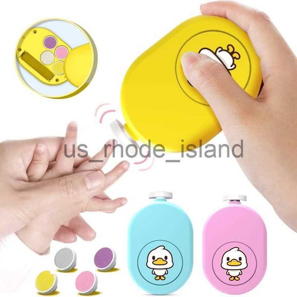 

nail care newborn baby nail trimmer kids nail polisher tool electric manicure pedicure nail clippers file with 4 replacement pads x0729