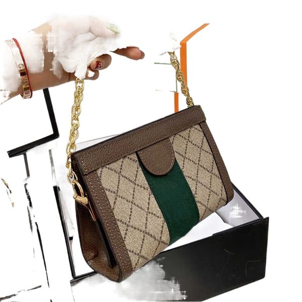 

10a rs women bags genuine leather ophidia shoulder bag women's crossbody chain purse flower handbags wallet with box