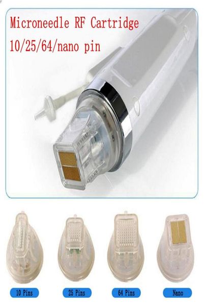

new arrival 4 tips needle head gold cartridge 10pin 25pin 64pin and nano microneedle fractional rf for skin lifting radio frequenc2132628