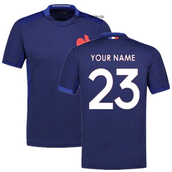 

2023 france men's home/alternate/polo rugby jersey, White;black