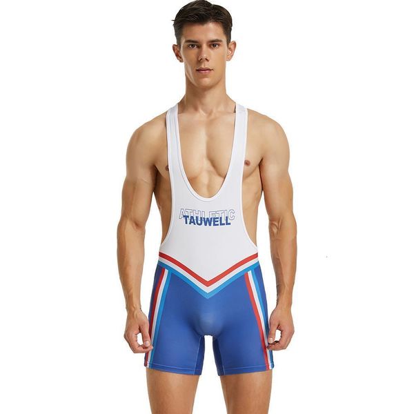 

men' tank seobean mens undershirts bodysuit wrestling singlet fitness workout vest bodywear underwear bodybuilding jumpsuit 230729, White;black
