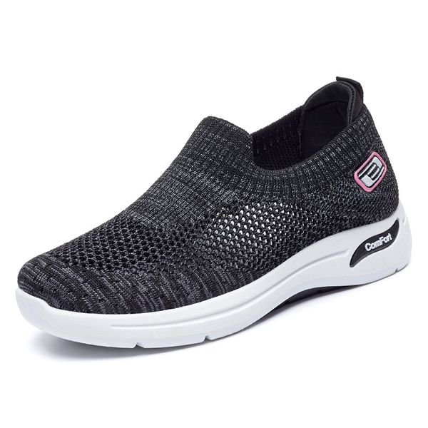 

summer womens running shoes black white pink woman jogging shoe outside trainer walking sneakers
