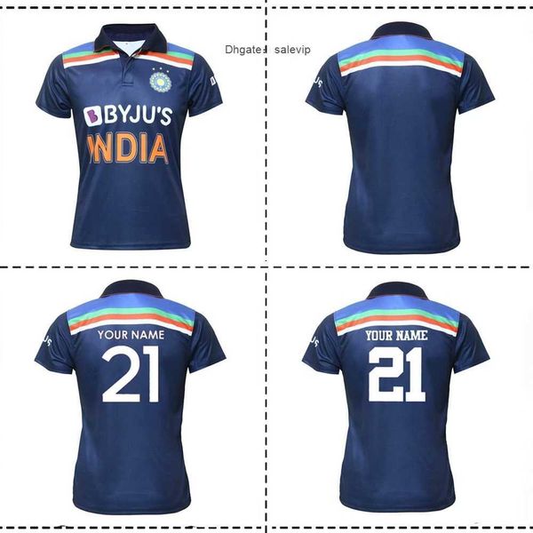 

2021 india home cricket jersey india home/away rugby india cricket jersey size s-xl-5xl, White;black