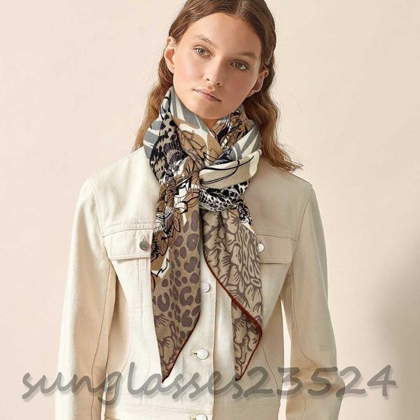

designer luxury scarf, cashmere silk scarf, leopard print, craftsmanship, size: 140cm*140cm w001, Blue;gray