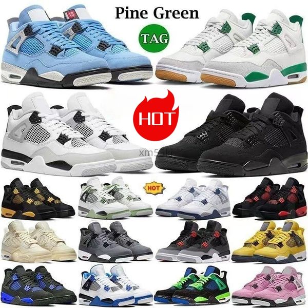 

basketball shoes sneakers designer shoes air jumpman 4s 4 shoes trainers shoes black cat 4s retros military black pine green white hoesfacto