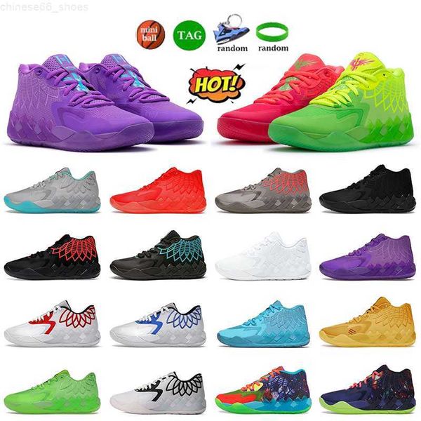 

lamelo ball shoes mb.01 lo mens basketball shoe 1of1 queen rick and morty rock ridge red blast buzz city galaxy unc iridescent dreams outdoo, Black