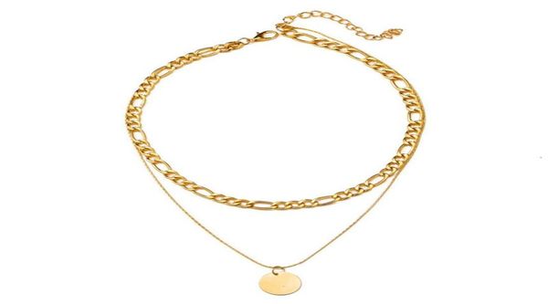 

vintage necklace on neck gold chain women039s jewelry layered accessories for girls clothing aesthetic gifts fashion pendant 528701662, Silver