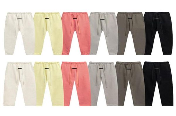 

new colors flocking lettering joggers straight pants casual long fleeced sweat pants trousers men women hip hop streetwear1709114, Black