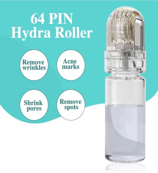 

hydra derma roller 025mm gold titanium tips microneedle derma stamp anti aging face skin reusable micro needle no liquid4680275