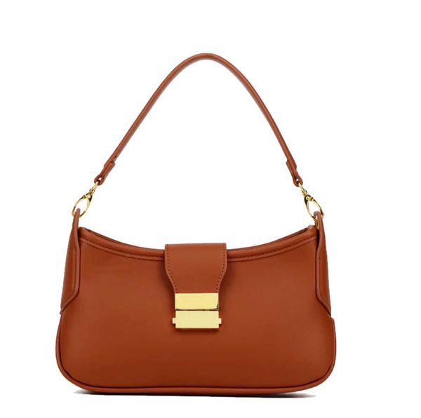 

new high -level sense miu underarms package fashion leather material hobo shoulder bag removable lock metal hardware zipper pocket handbag