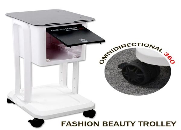 

professional salon beauty machine trolley cart fashion beauty omnidirectional 360 trolley stand rolling movable carts for salon eq8383886
