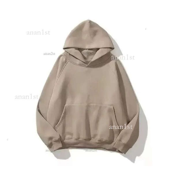 

mens womens hoodies warm pullover hooded essentail brand designers loose sweatshirt clothing reflective designer ess hoodie sudaderac, Black