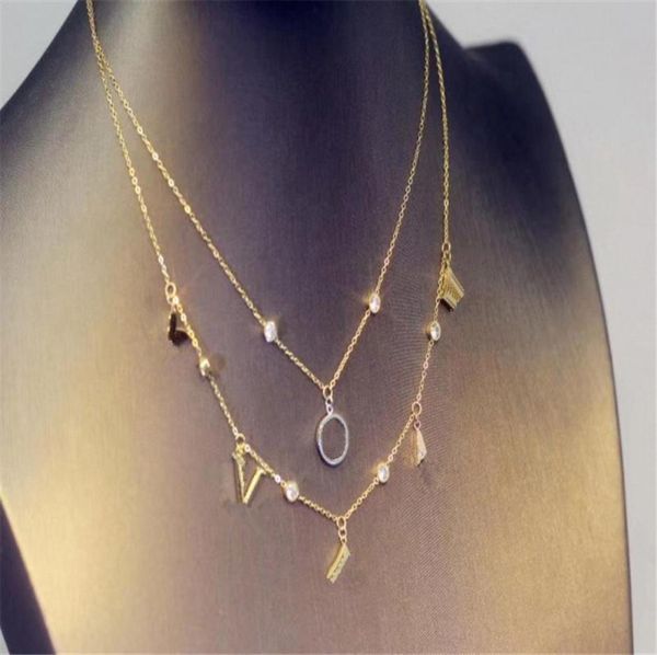

women casual geometric alloy link chain pendant necklace new fashion necklace can be whole with gift box4186406, Golden;silver
