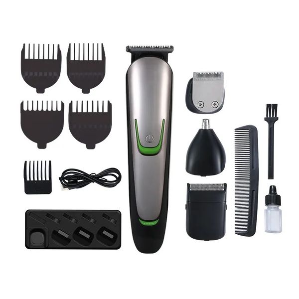 

professional cordless 10 in 1 electric clippers hair trimmer grooming nose body shaver set hair trimmer for men