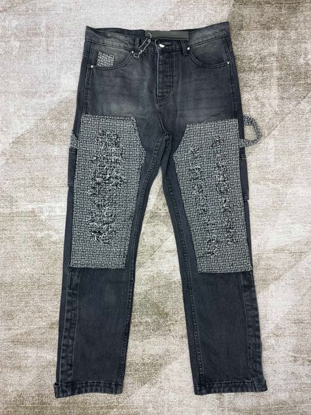 

men's plus size pants round neck embroidered and printed polar style summer wear with street pure cotton 34y, Black;brown