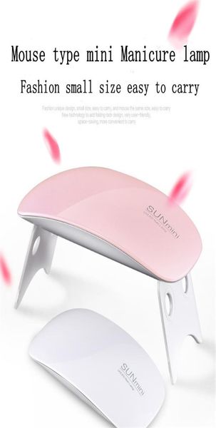 

manicure lamp mouse mini finger therapy led beads usb power bank4616859
