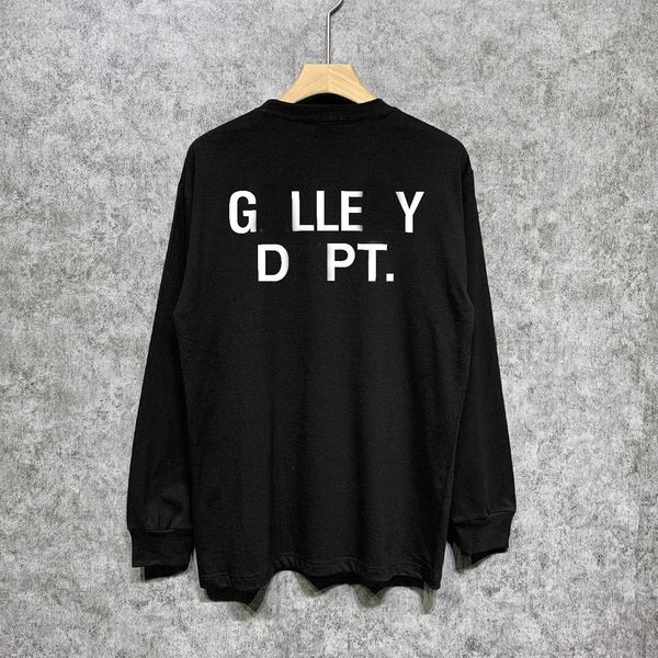 

galleriees 2023 sold out letter mens women designer depts shirts cottons casual shirt luxurys clothing street long sleeve shirt clothes eur, White;black