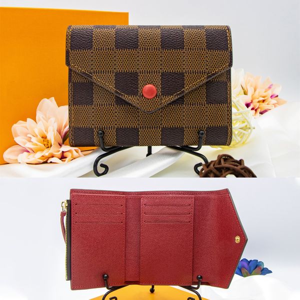 

m41938 luxury designer key wallets womens key pouch mens totes cardholder victorine card holders coin purses wallets passport holders genuin, Red;blue