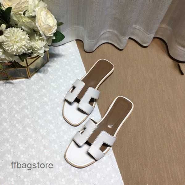 

leather oran designer beach sandals slippers flops women famous slides classic shoes fashion flat heel summer lady brand famale l bath ladie