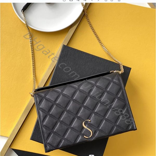 

selling classic appearance checkered women's shoulder bags women's luxury designer handbags chain wallet leather cro262a