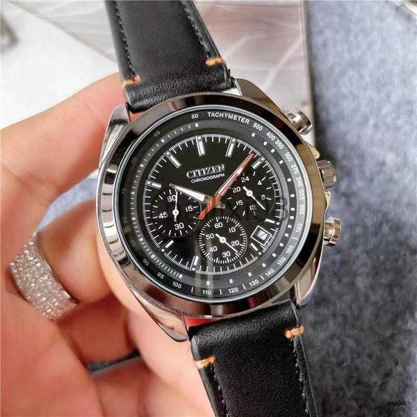 

other watches citizen fashion men stainless steel watch luxury calendar quartz wrist watch business watches for man clock montre homme j2307, Slivery;black