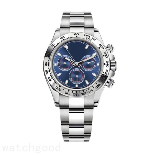 

wristwatches mens paul newman montre de luxe automatic movement reloj waterproof blue white black dials plated gold watch classical trendy d, Slivery;brown