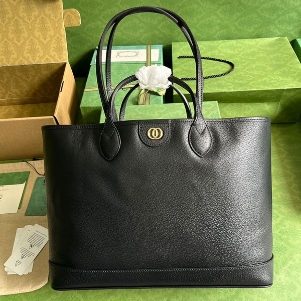 

designer handbag genuine leather tote bag 38.5cm lady shopping bag delicate knockoff super_bagss with box g061