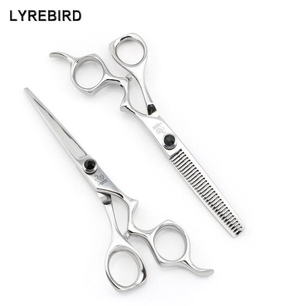 

lyrebird high class hair scissors 6 inch japan hairdressing scissors professional hair scissors black stone1543382